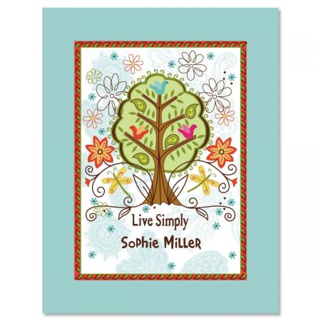 Live Simply Custom Note Cards