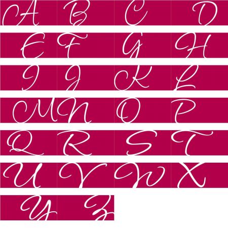 Initial Name Custom Note Cards