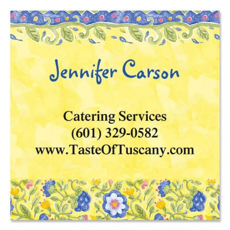 Tuscan Sun Square Business Cards