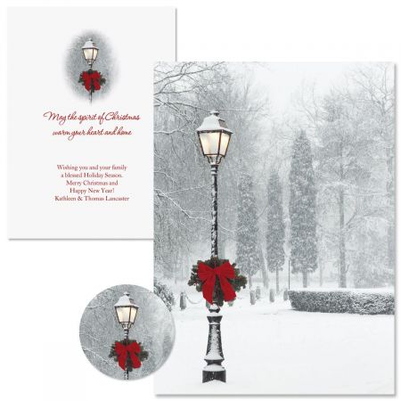 Snowy Holiday Christmas Cards