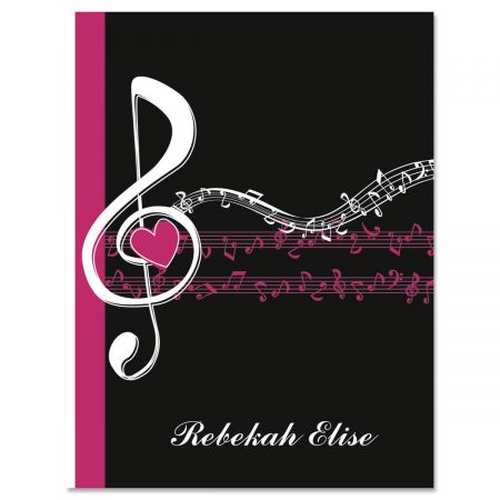 Heart and Song Custom Note Cards