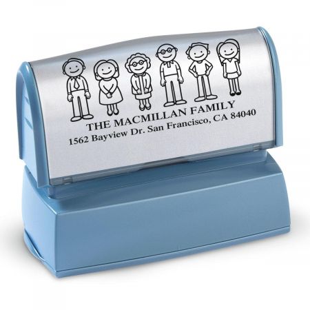 Our Family Address Stamp