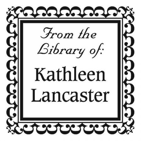 Bookplate Square Address Stamp