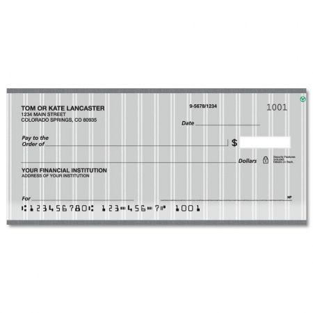 Pinstripe Personal Checks