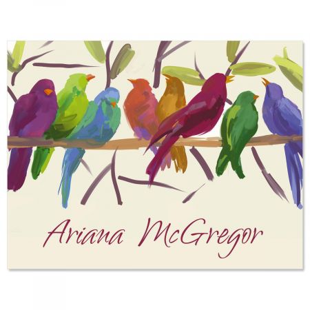 Flocked Together Note Cards - Set of 12
