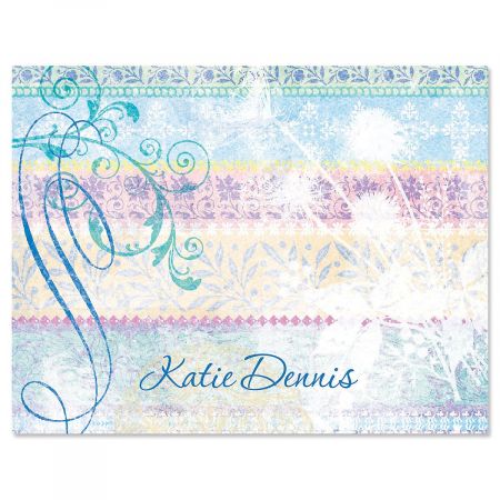 Mixed Blossoms Custom Note Cards