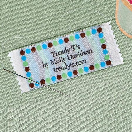 Trendy Dots Personalized Sewing Label