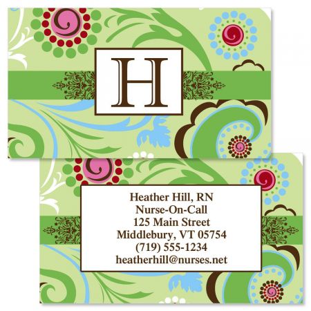 Fanciful Double-Sided Business Cards