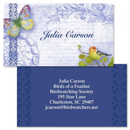 Exotic Prints Double-Sided Business Cards