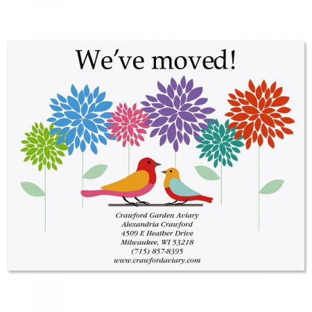 Sweet & Simple We've Moved Postcards