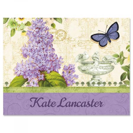 Grande Fleur Custom Note Cards