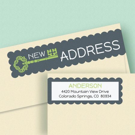 New Pad Connect Wrap Diecut Address Labels