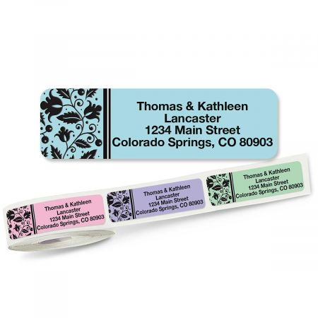 Imperial Rolled Return Address Labels (5 Designs)