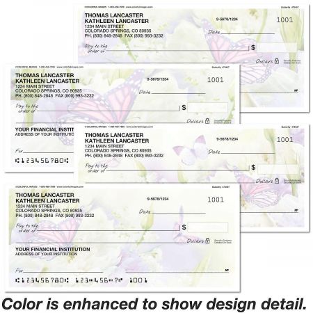 Butterfly Personal Checks