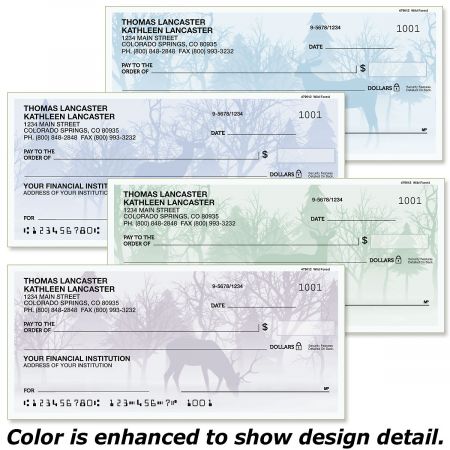Wild Forest Personal Checks