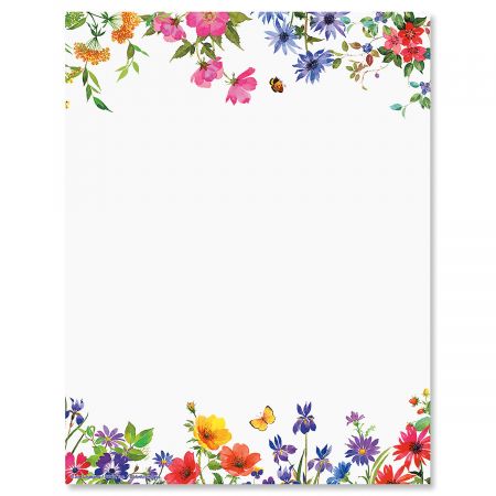 Wildflowers Letter Papers