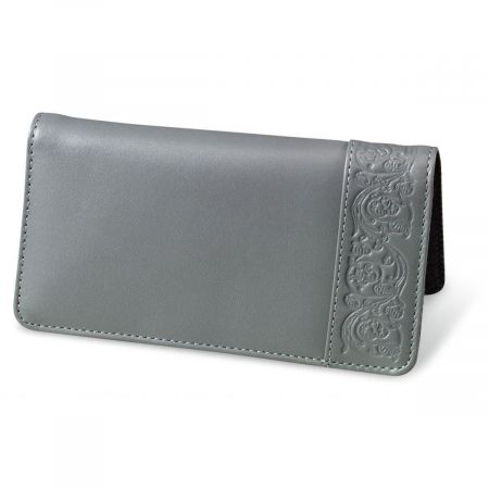 metallic leather checkbook covers