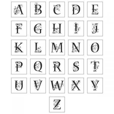 Formal Initial Custom Thank You Cards