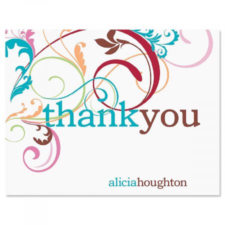 Fantasia Custom Thank You Cards