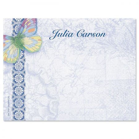 Exotic Prints Personalized Correspondence Cards