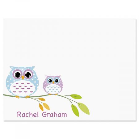Owl Always Love You Personalized Correspondence Cards