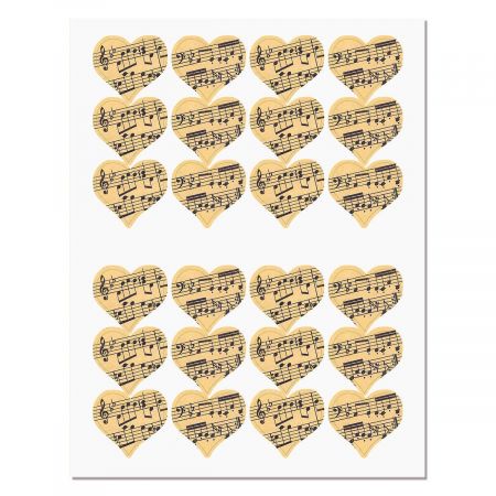 Sheet Music Envelope Seals