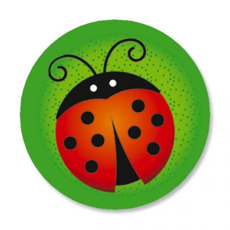 Ladybug Envelope Seals