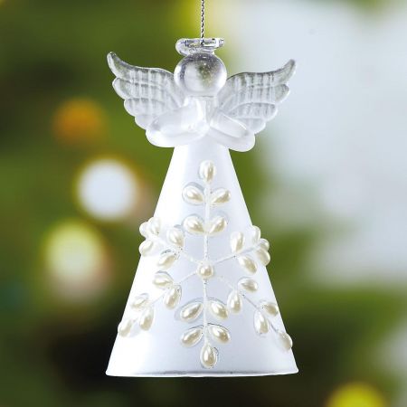 Glass Snow Angel Christmas Ornament - Buy 1 Get 1 Free | Colorful ...