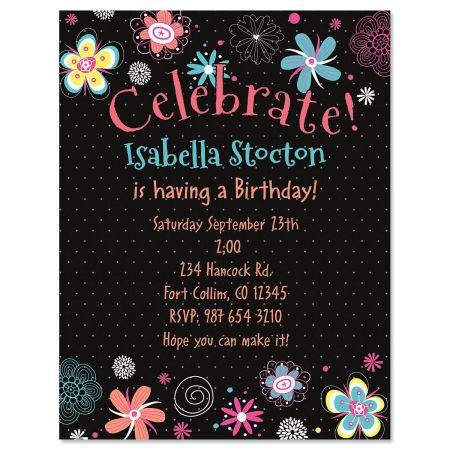 Vibrant Invitation