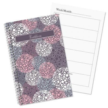 Gray Burst Personalized Planner