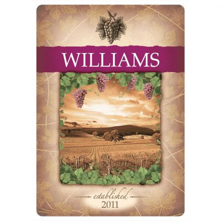 Tuscany Wine Custom Cutting Board