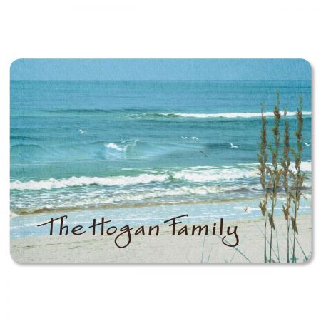 Seashore Welcome Custom Doormat
