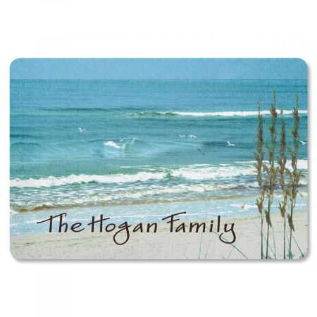 Seashore Welcome Custom Doormat
