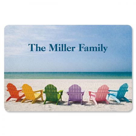 Tropical View Custom Doormat
