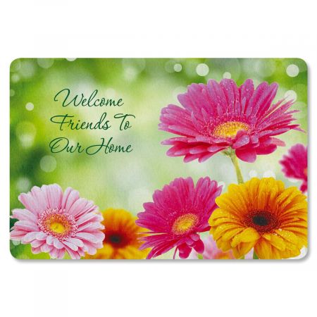 Gerbera Daisy Custom Doormat