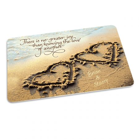 Two Hearts Doormat