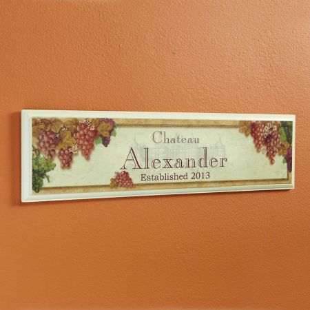 Vineyard Wooden Plaque