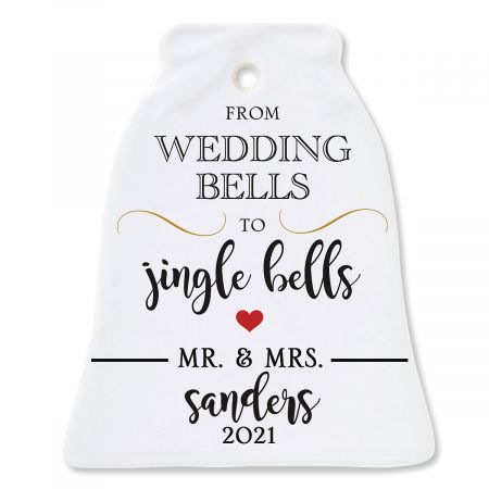 wedding bell ornaments