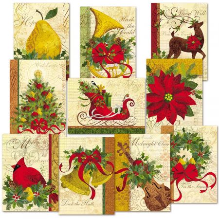 Winter Joys Christmas Cards Value Pack | Colorful Images