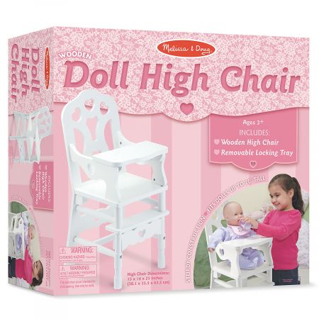 melissa and doug baby doll high chair