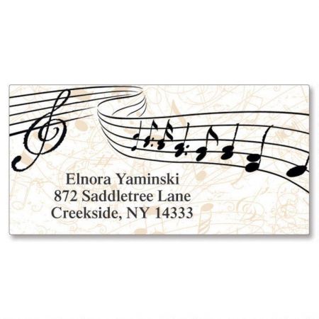 Symphony Border Return Address Labels