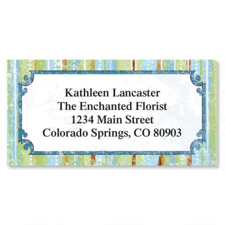 Letraset II Border Return Address Labels