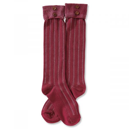 burgundy boot socks