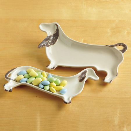 Condiment Dish, Anthropomorphic Dachshund Dog Dish Wiener Dog Hunting Dog  Charcuterie Tray Accessory Dish Dog Snack Dish Condiment Bowl 