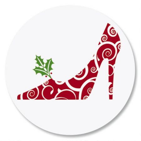 Holiday Heels Envelope Seals