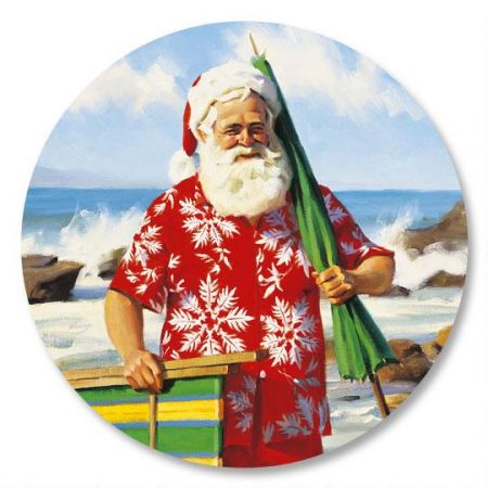 Sun, Surf, and Santa Envelope Seals