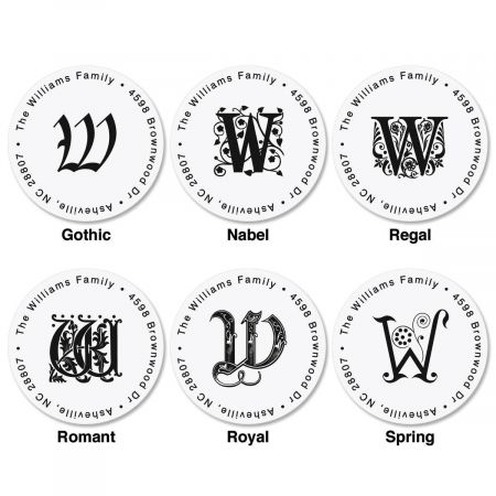 Initial Choice Round Return Address Labels
