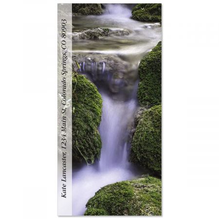 Rio Waterfall Oversized Return Address Labels