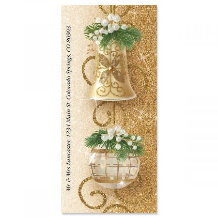Holiday Patina Oversized Return Address Labels