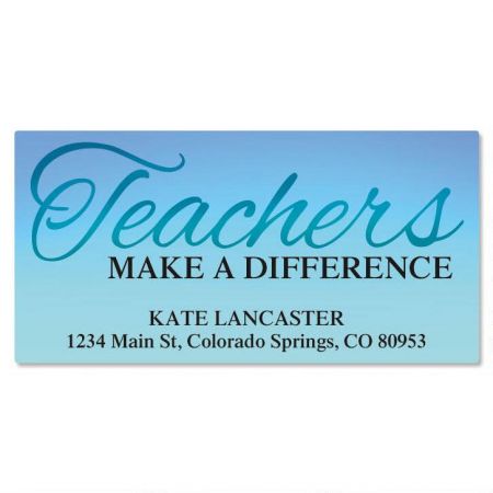 Teachers Deluxe Return Address Labels